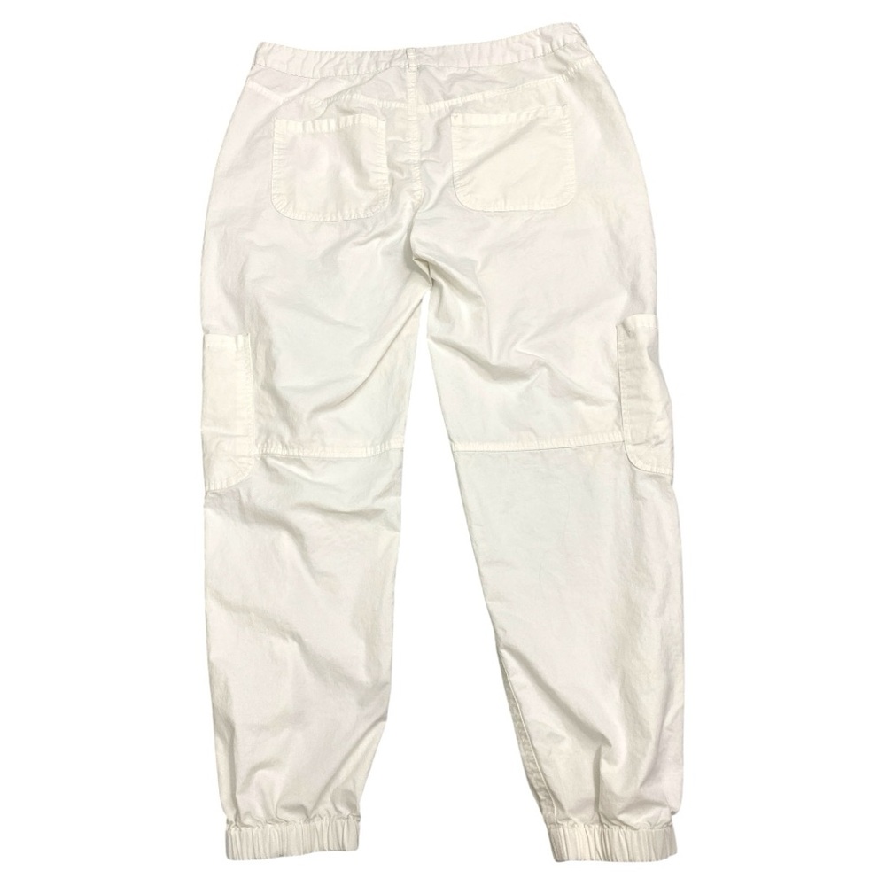 Sundance White Track Pants with Black Belt - Picture 3 of 14